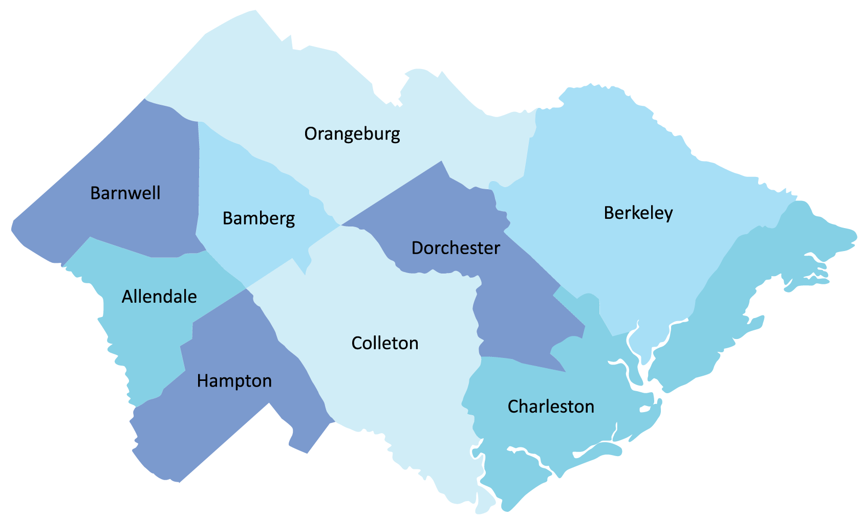 Charleston-wilbert-areas-served